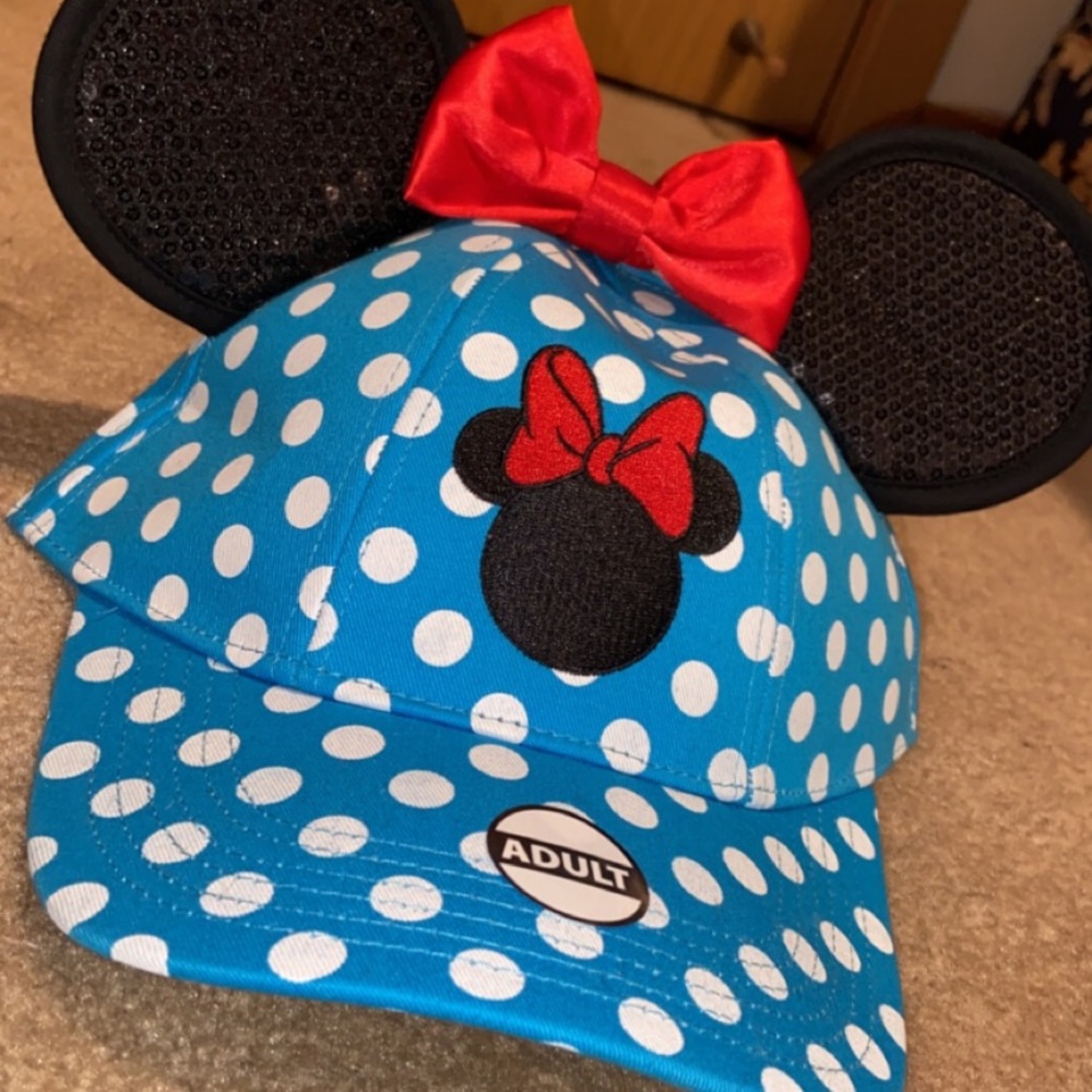 Minnie Mouse Spotted Hat with Ears